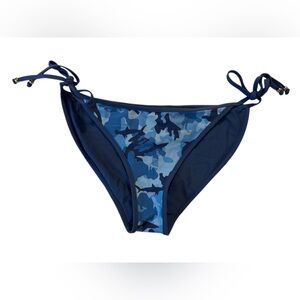 Vineyard Vines Shark Week Blue Bikini Bottom - Size Small